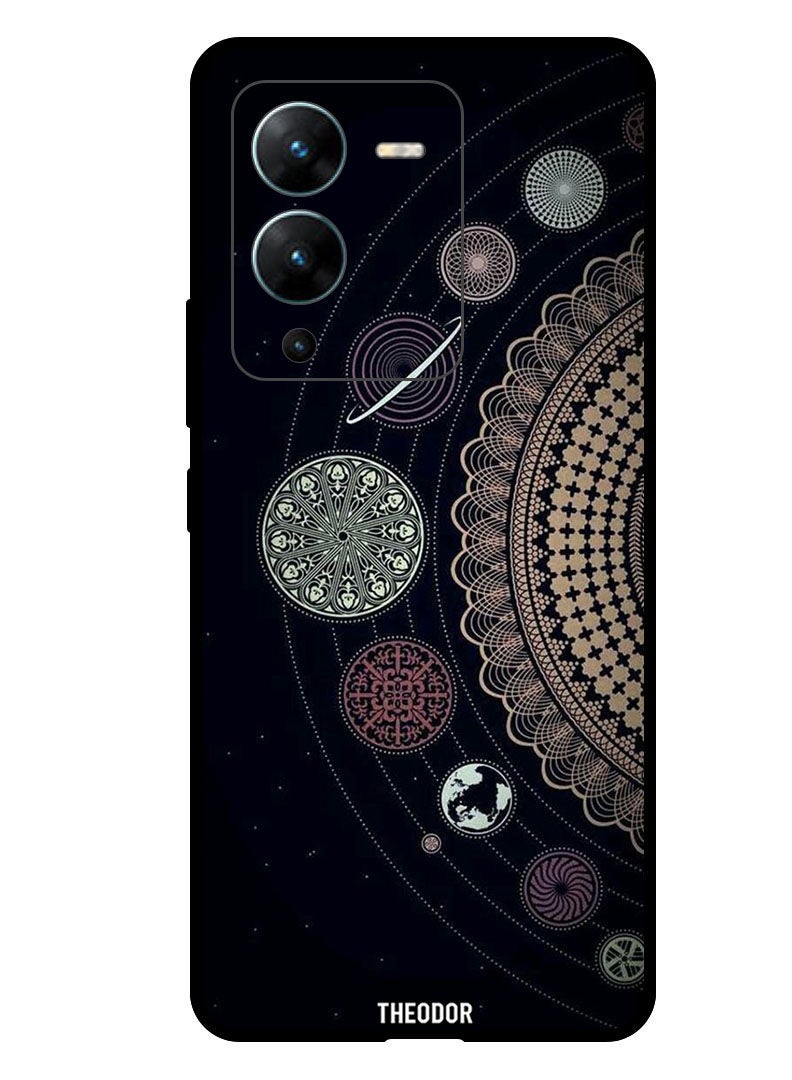 Theodor Protective Case Anti Scratch Shock Proof Bumper Cover For  Vivo V25 Pro Mandala Art (2)  - Image 1