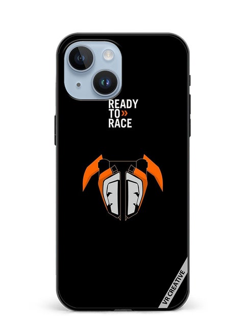 Protective Case Cover For Apple iPhone 15 Ktm Duke Design Multicolour