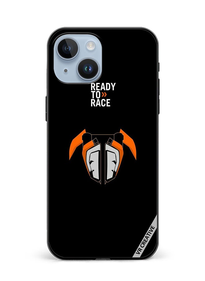 Protective Case Cover For Apple iPhone 15 Ktm Duke Design Multicolour