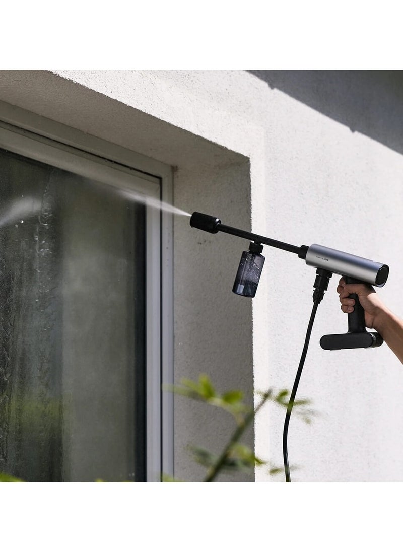 HOTO HOTO 20V Cordless Power Washer Pro - Portable Power Cleaner with USB-C Rechargeable Battery & 5-in-1 Nozzle for Car Cleaning, Fence & Floor Cleaning, and Watering  - Image 5