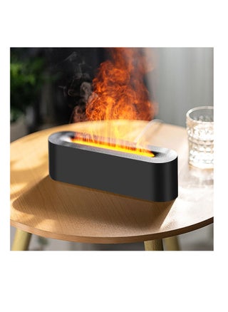 3D Flame Lamp Humidifier 3 in-1 Aromatherapy Diffuser with 7 Color Lights Timer Electric Fire Diffuser Essential Oil Diffusers Mini Air Humidifier Gift for Home Bedroom Offices Decor-Black - pzsku/Z54D06E83DAB498DD9C75Z/45/_/1714465393/ed7ae70e-a989-4833-9aa3-ac8686f33ac1