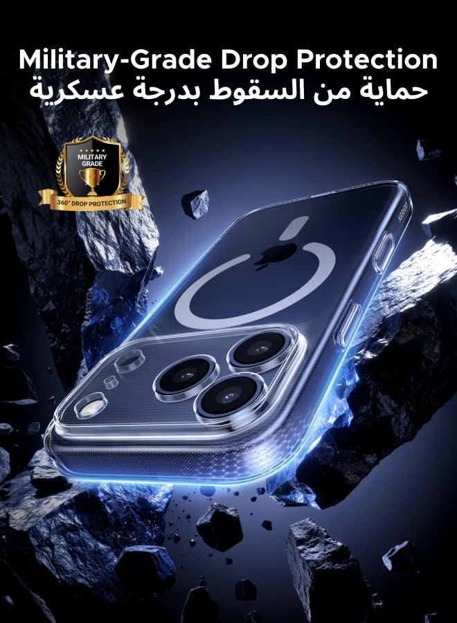 يو جرين كفر ايفون 17 برو ماكس Magsafe مغناطيسي قوي مع زر مصراع مطور ومؤخر للاصفرار جراب ايفون 17 برو ماكس حماية عسكرية مقاومة للخدش كفرات ايفون 17 برو ماكس مغناطيسي متوافق مع ملحق ماجسيف - Image 4