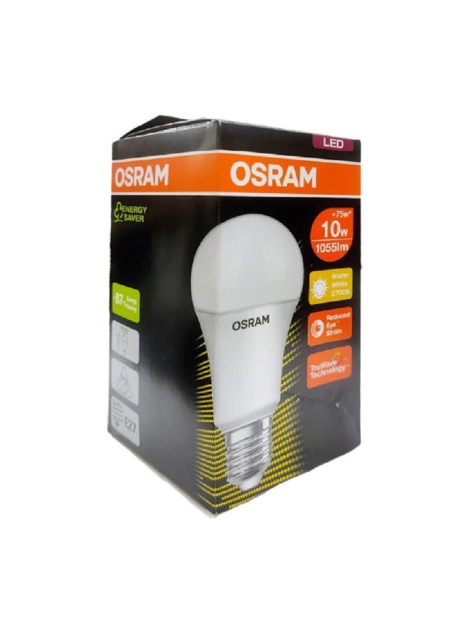 OSRAM Lamps LED Light Bulb, 10 W, Warm White, Pack of 4 - Image 2