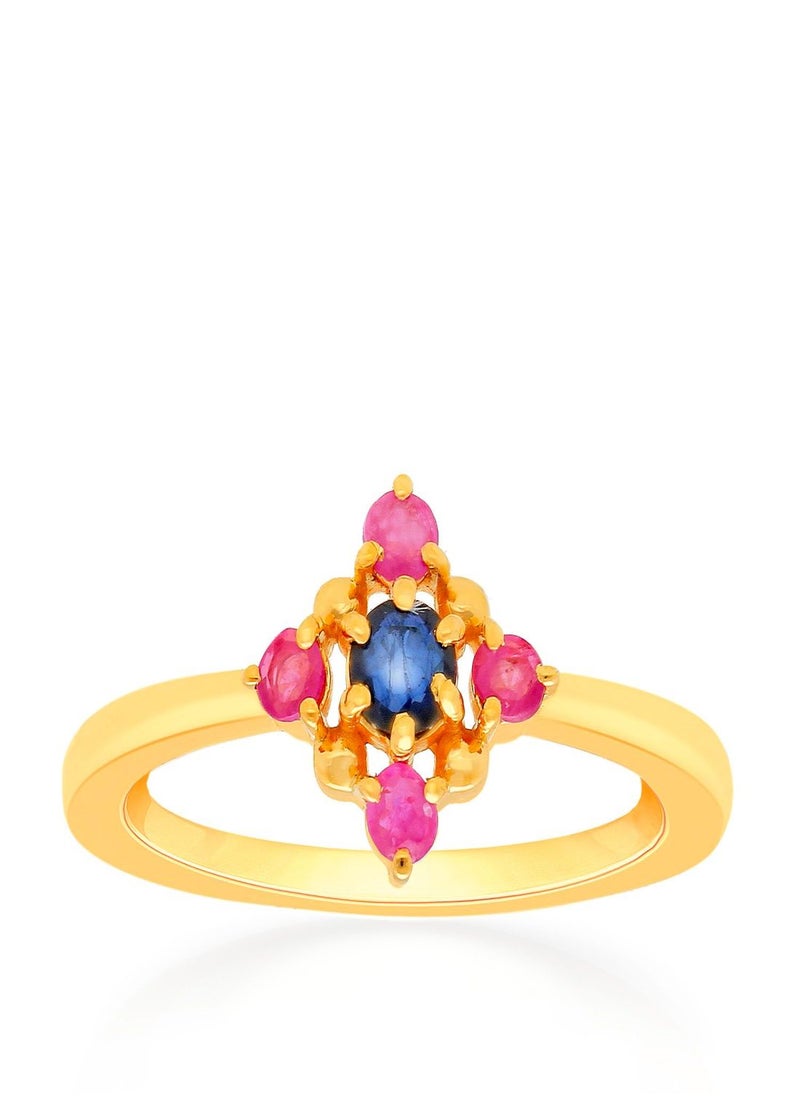 Malabar Gold and Diamonds 22 Carat 916 Purity Precia Gemstone Ring PNAFNC079RN1 for Women  - Image 1