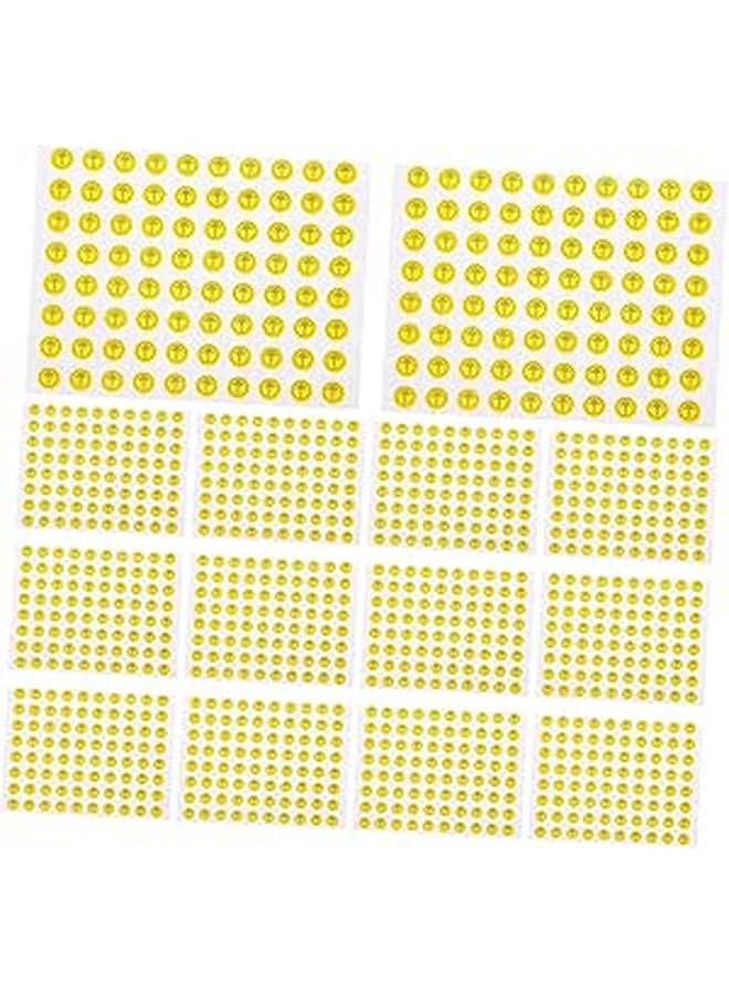 800pcs Grounding Symbol Stickers Self Adhesive Electrical Panel Warning Labels For Equipment - Image 1