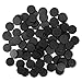 FIGURESLAB 100PCS 40mm157inch Textured Plastic Black Round Miniature Bases Model Base for Gaming Miniatures or Wargames Table Top Games - Image 2