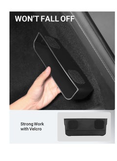 KASTWAVE Center Console Organizer for Tesla Model Y Model 3 Model S Model X, Tesla Accessories, Silicone Storage Box for Glasses, Key, Card Case, Phone, Tesla Interior Accessories, Black  - Image 4