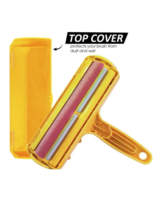 Nado Care Nado care Pet Hair Remover Roller - Lint Roller for pet Hair - Self Cleaning Dog & Cat Hair Remover - Remove Dog, Cat Hair from Furniture, Carpets, Bedding, Clothing and More.  - Image 3