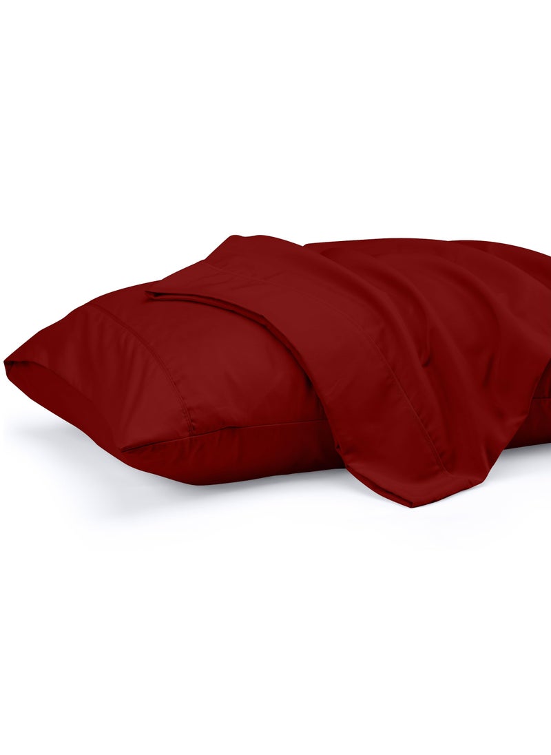 Utopia Bedding Utopia Bedding Queen Pillow Cases - 2 Pack - Envelope Closure - Soft Brushed Microfiber Fabric - Shrinkage and Fade Resistant Pillow Covers 20 X 30 Inches (Queen  Red)  - Image 1