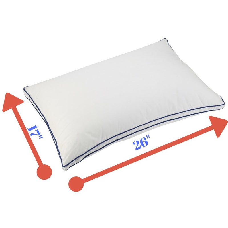 FOMI Premium Large Water Sleeping Pillow | Adjustable and Supportive Waterbase Pillow for Preferred Firmness | Orthopedic Comfort Design for Neck Pain Relief | (26â€ x 17â€) - Image 2