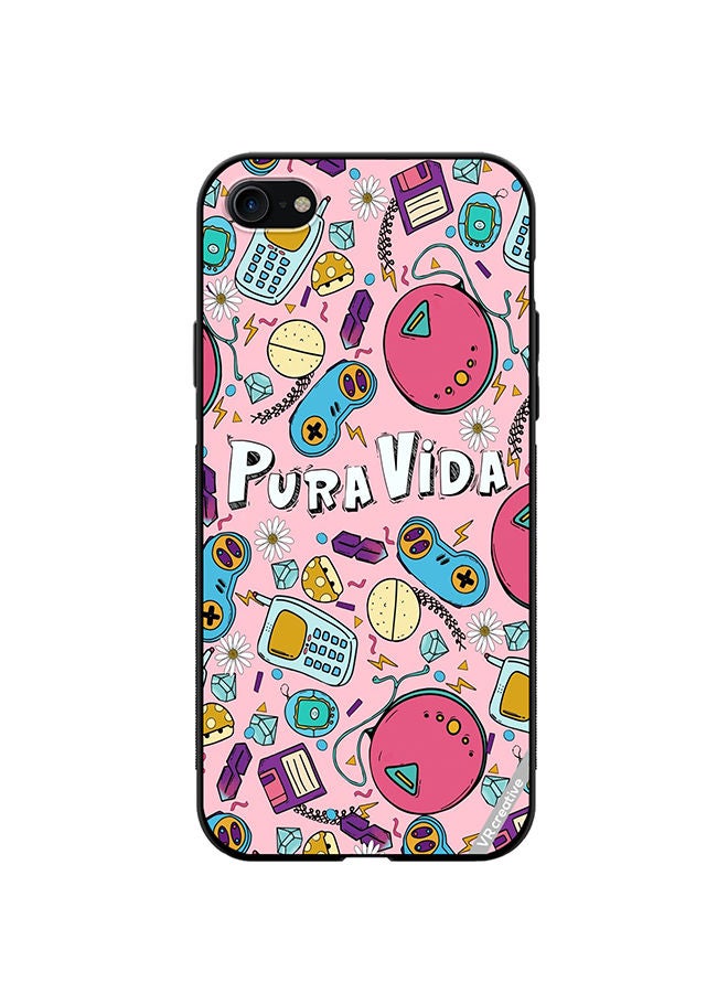 VR CREATIVE Protective Case Cover For Apple iPhone 7/8/SE 2020 Pop Art Design Multicolour - Image 1