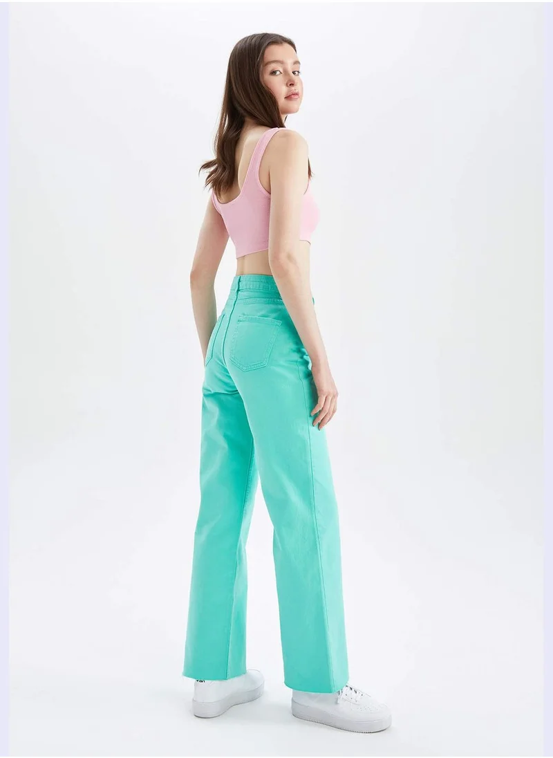 ديفاكتو High Waisted Gabardine Culottes