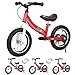 bikeboy دراجة توازن 3 في 1 - الاستخدام المزدوج لدراجة توازن للأطفال ودراجة للأطفال الصغار من 2 إلى 7 سنوات 12 14 16 بوصة مع دواسة فرامل نظرية التدريب - Image 3