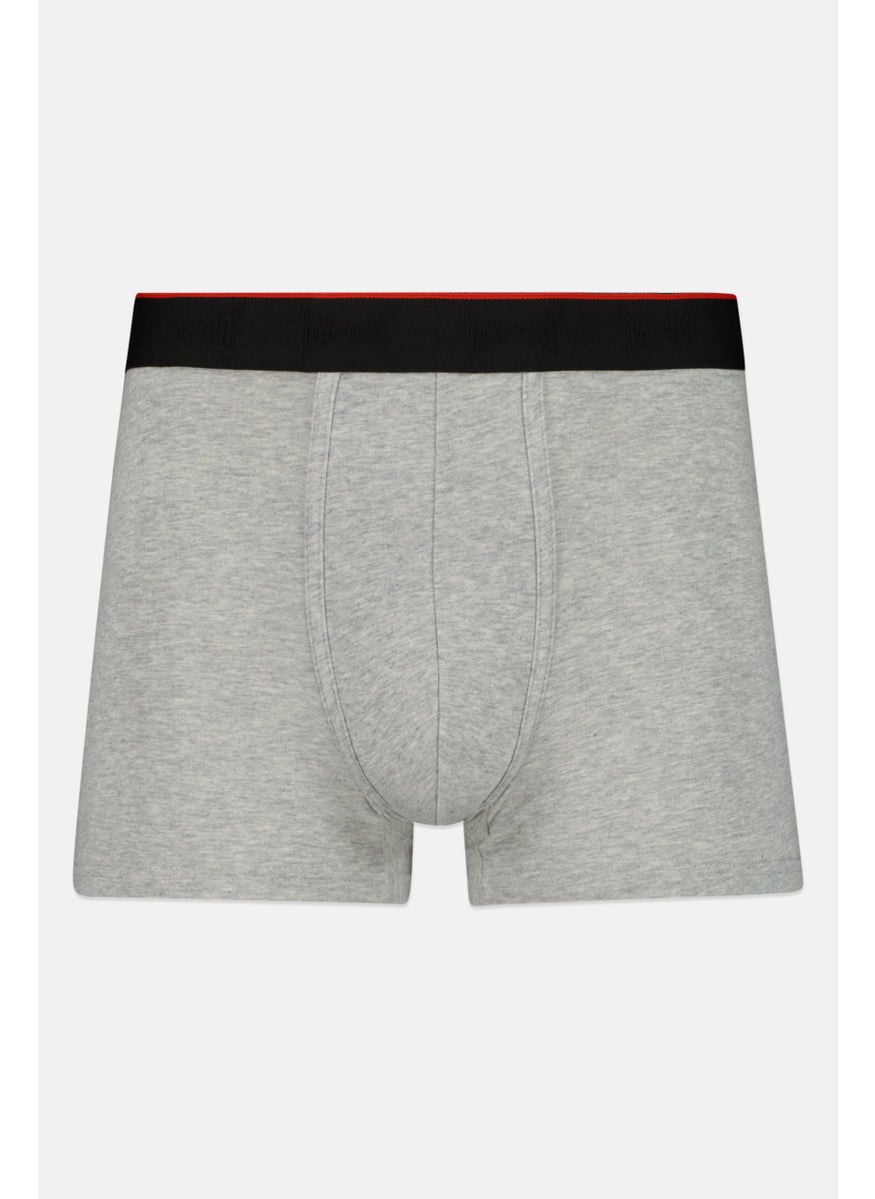 TapouT - Men 3 Pcs Brand Logo Boxer Brief, Black/Grey/Navy - Image 1