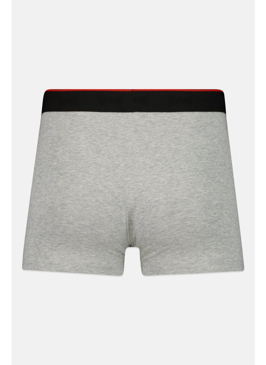 TapouT - Men 3 Pcs Brand Logo Boxer Brief, Black/Grey/Navy - Image 1