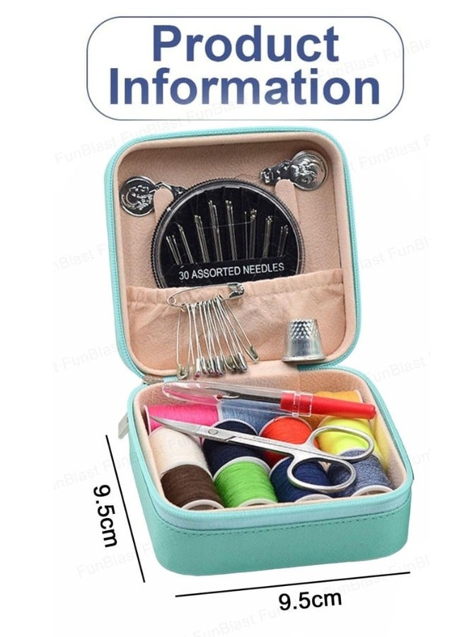 Small leather sewing tool storage bag for quick repairs. Keeps all tools organized and prevents loss. Ideal for travel and emergencies. (Sewing tools not included.)  - Image 2