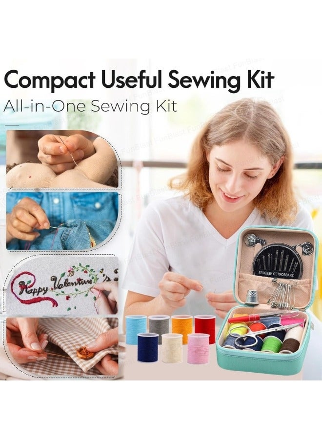 Small leather sewing tool storage bag for quick repairs. Keeps all tools organized and prevents loss. Ideal for travel and emergencies. (Sewing tools not included.)  - Image 3