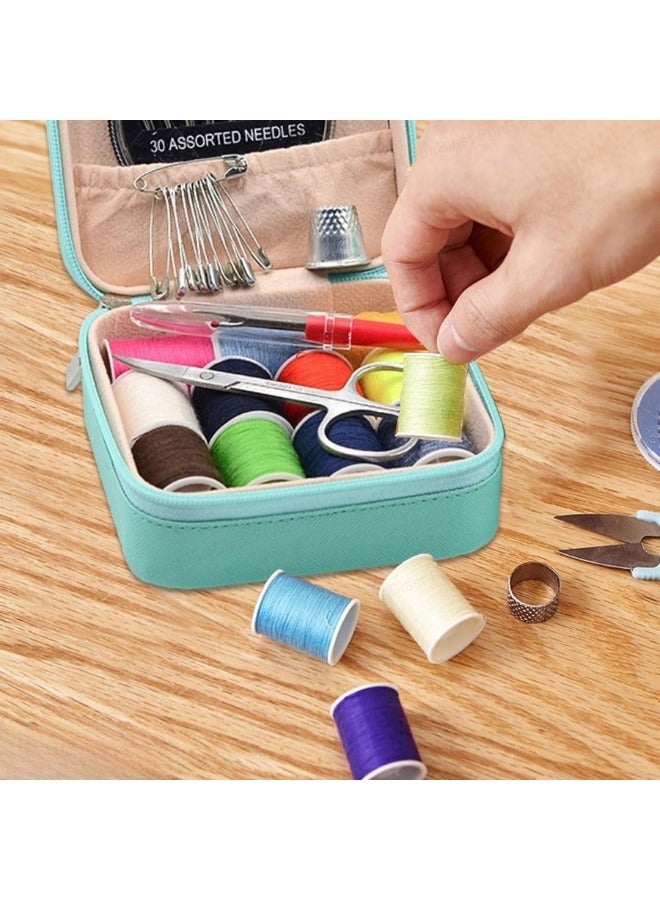 Small leather sewing tool storage bag for quick repairs. Keeps all tools organized and prevents loss. Ideal for travel and emergencies. (Sewing tools not included.)  - Image 4