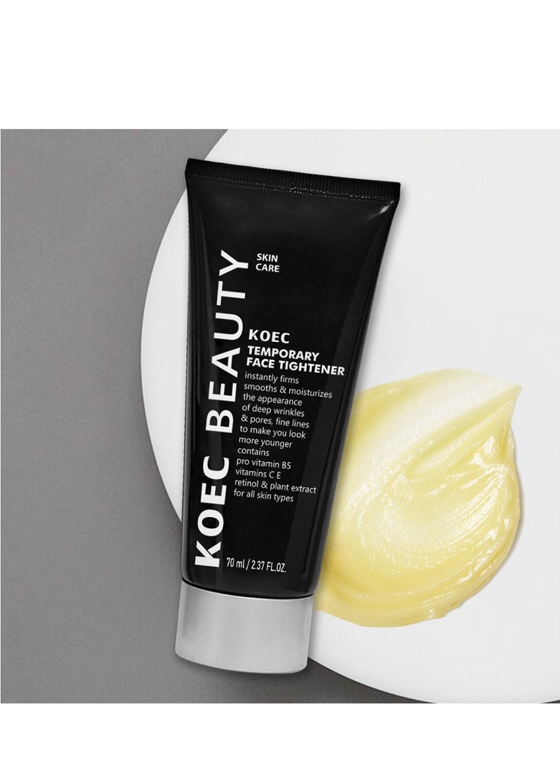 KOEC - Firmx Temporary Face Tightener - Skin Tightening Cream for Face & Neck - Day & Night Cream for Women - Moisturizer - Hydrates & Enhances Skin's Tautness - 70ml - Image 1