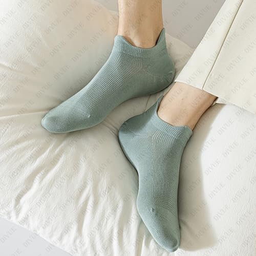 DIVUE Ankle Length Socks for Men & Women | 6 Pair Multi Color Combo Pack | Soft Cotton Rich Fabric | Breathable, Sweat Absorbent & Durable | Comfortable Everyday Casual & Sports Socks - Image 5