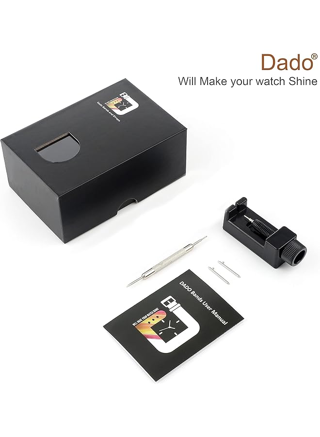 Dado Stainless Steel Replacement Band Compatible With Huawei Watch Huawei Watch Ultimate Gt4 Gt3 3 Pro Gt2 2 Pro Watch Buds 4 3 46Mm And 48Mm 3 Beads Adjustable Length Stainless Steel Strap - Image 3