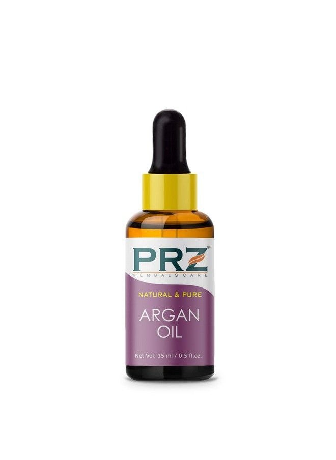 PRZ Moroccan Argan Cold Pressed Carrier Oil Pure Natural & Therapeutic Grade Oil For Aromatherapy Body Massage Skin Care & Hair Care 15 Ml  - Image 4