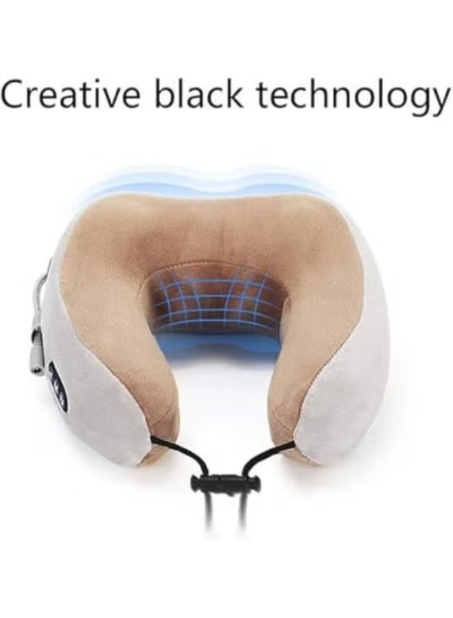 Massage Pillow - Portable & Heated Neck Massager - Ergonomic Electric Charging Design for Daily Use in Car, Office, and Home - Image 2