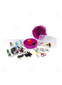Mishrit Mishrit 210 Pieces Sewing Kit Deluxe Needle Thread Buttons Set Travel Storage Box 210-Piece Sewing Kit Storage Caddy Organizer, Multicolour  - Image 4