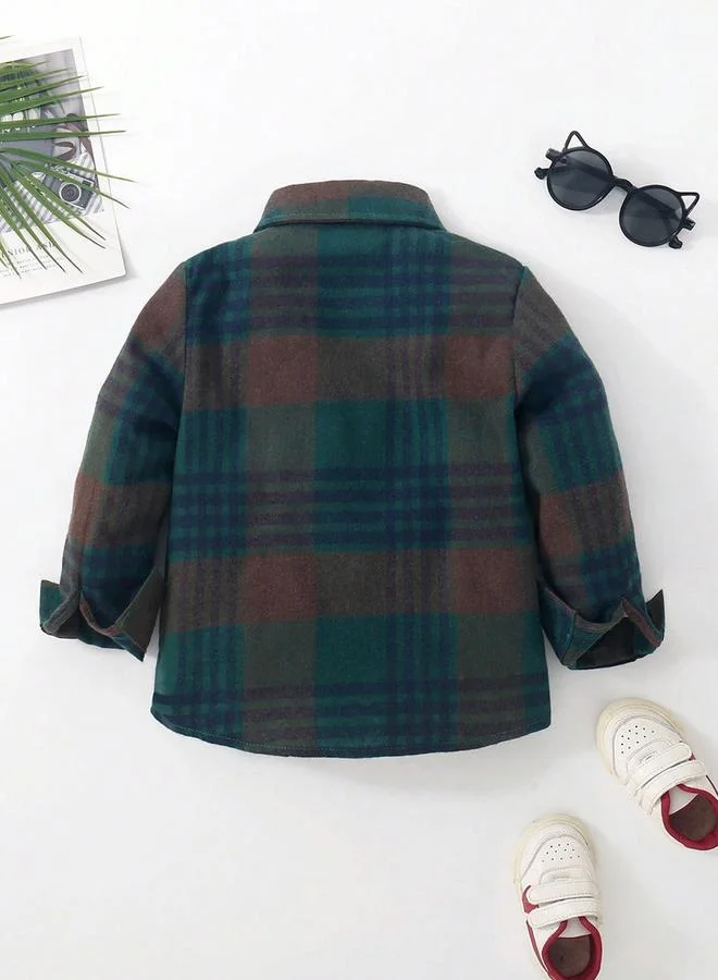 Take Two Take Two Boys Multi Checked Button Front Shirt