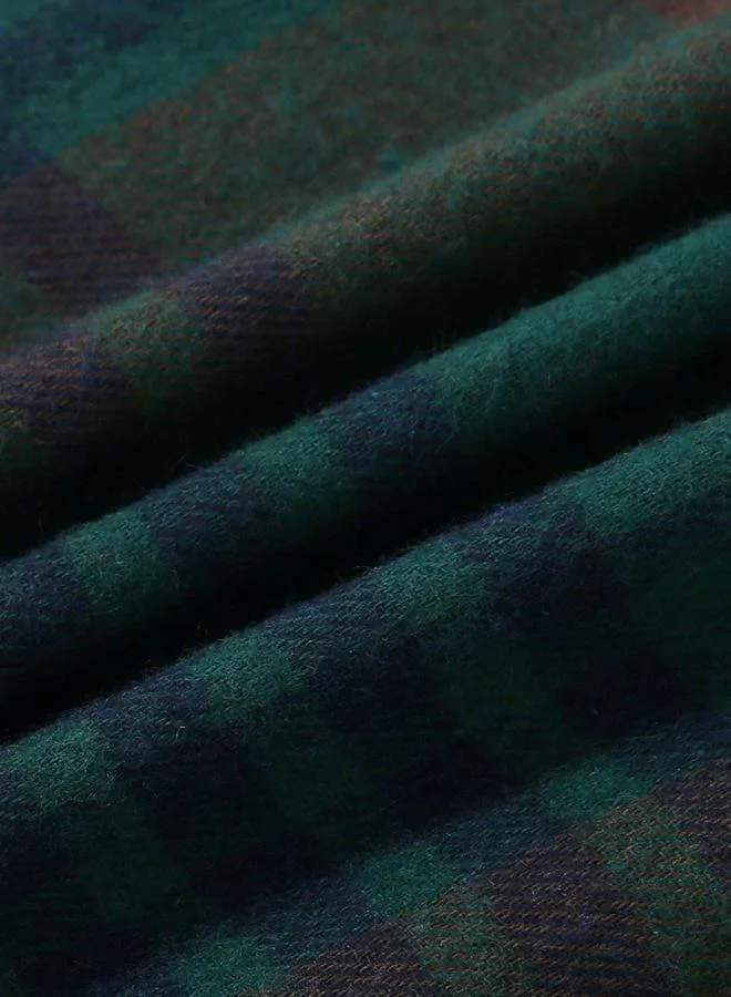 تايك تو قميص بطبعة مربعات وتفاصيل أزرار