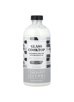 Therapy Clean Therapy Clean, Glass Cooktop, Cleaner & Polish with Lemon Essential Oil, 16 fl oz (473 ml)  - Image 1