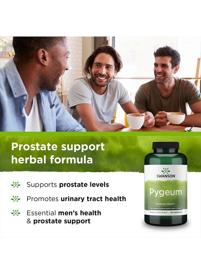 SWANSON Pygeum - 400mg Herbal Supplement for Male Prostate Health - Supports Bladder and Urinary Tract Health - 120 Capsules - Image 3