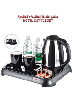 Generic Kettle Set with 2 Cups and Base (1.8L Capacity)  - Image 2