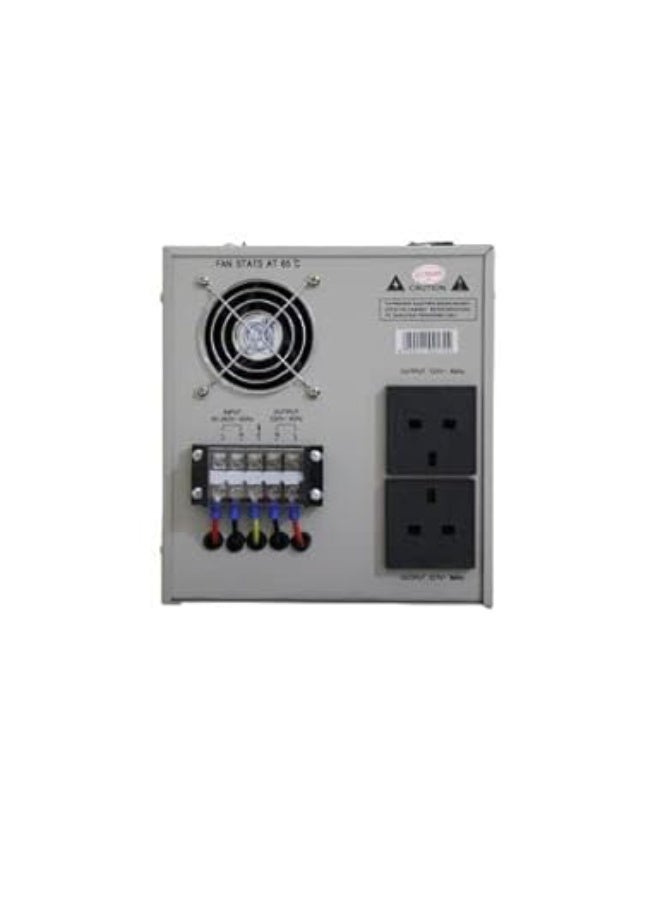 اس اي Shams شمس ياباني: منظم جهد كهربائي دجيتال أوتوماتيكي (تقنية ريلي) 3000 واط / 3.0KW - بـ 3 مخارج (220V & 127V) - مثبت كهرباء حماية فورية للأجهزة - Image 3