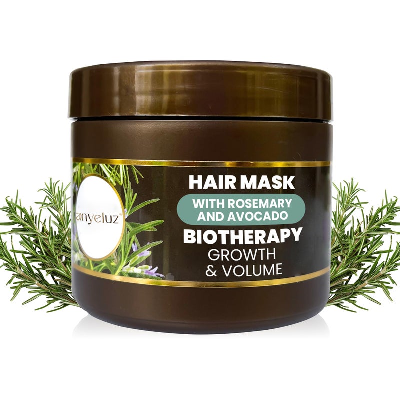 ANYELUZ Hair Mask â€“ Rosemary and Avocado Extracts, Intensive Hydration and Strengthening, Damage Repair Boost - Image 1