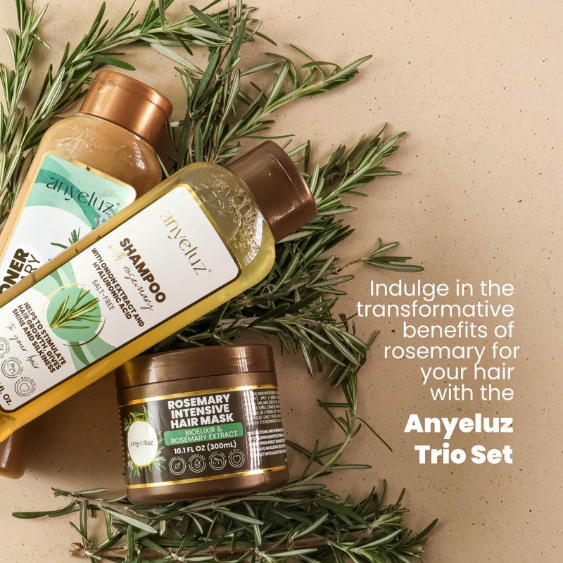 ANYELUZ Hair Mask â€“ Rosemary and Avocado Extracts, Intensive Hydration and Strengthening, Damage Repair Boost - Image 4