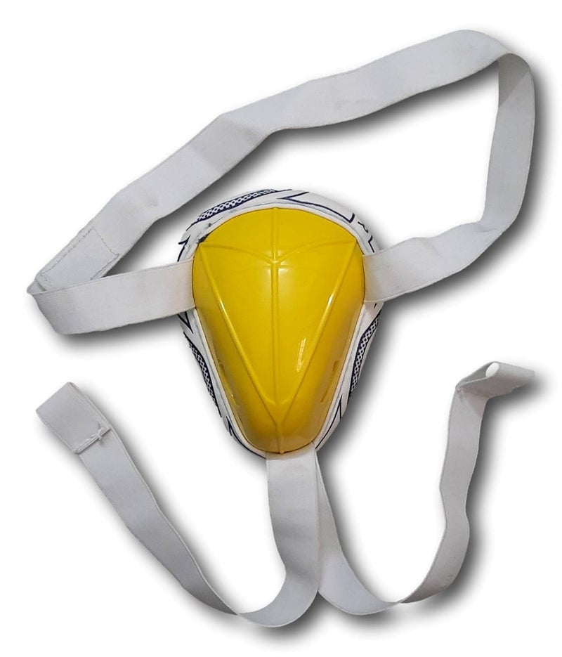 Cricket Abdominal Guard Multi Color (Upto 16 Year with Strap)