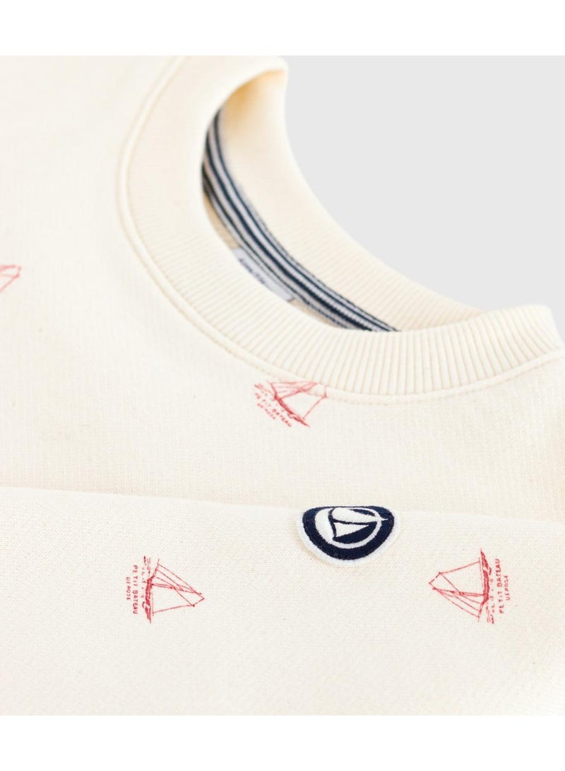 Petit Bateau Children's printed cotton sweatshirt - Image 3