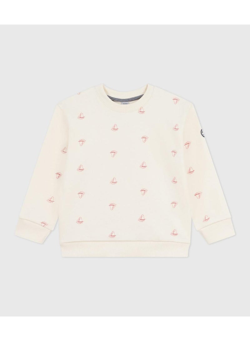Petit Bateau Children's printed cotton sweatshirt - Image 1