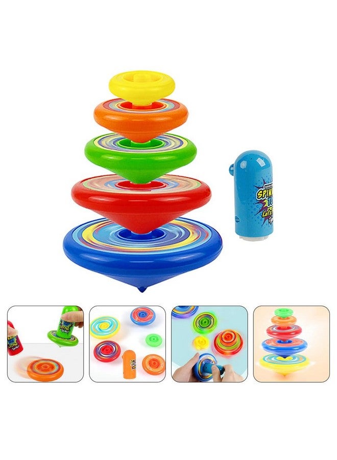 Toddmomy 1 Set Stacking Tops Toys Stackable Tops Kids Stacking Tops Children Toys Interesting Kids Gyro Toys for Boys and Girls - Image 3