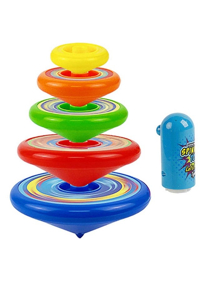 Toddmomy 1 Set Stacking Tops Toys Stackable Tops Kids Stacking Tops Children Toys Interesting Kids Gyro Toys for Boys and Girls - Image 1