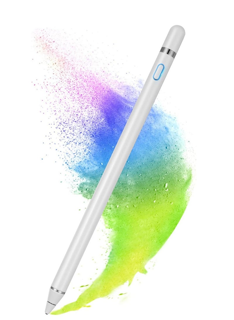 ELTRAZONE Compatible for iPad Pro 11 & 12.9 inch, iPad 8th/7th/6th Gen, iPad Air 4th/3rd Gen,iPad Mini 5th Gen, Stylus Pen for Apple iPad with Palm Rejection, Active Pencil - Image 1