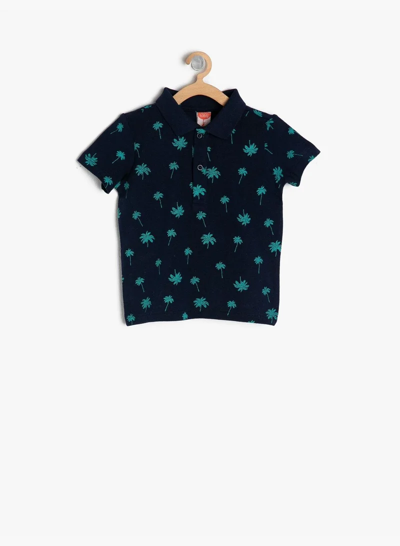 KOTON Polo Neck T-Shirt