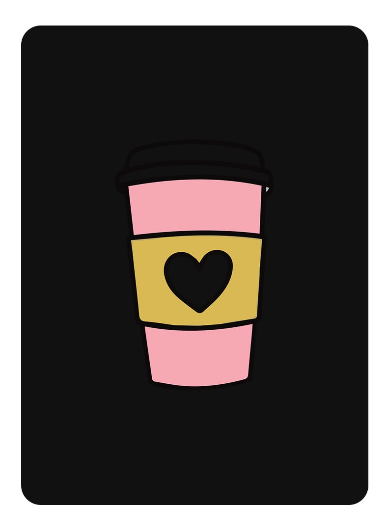 Theodor Protective Flip Case For Apple iPad Mini 1/2/3 With Trifold Stand Auto Wake Sleep Shockproof Cover Coffee Mug - Image 1