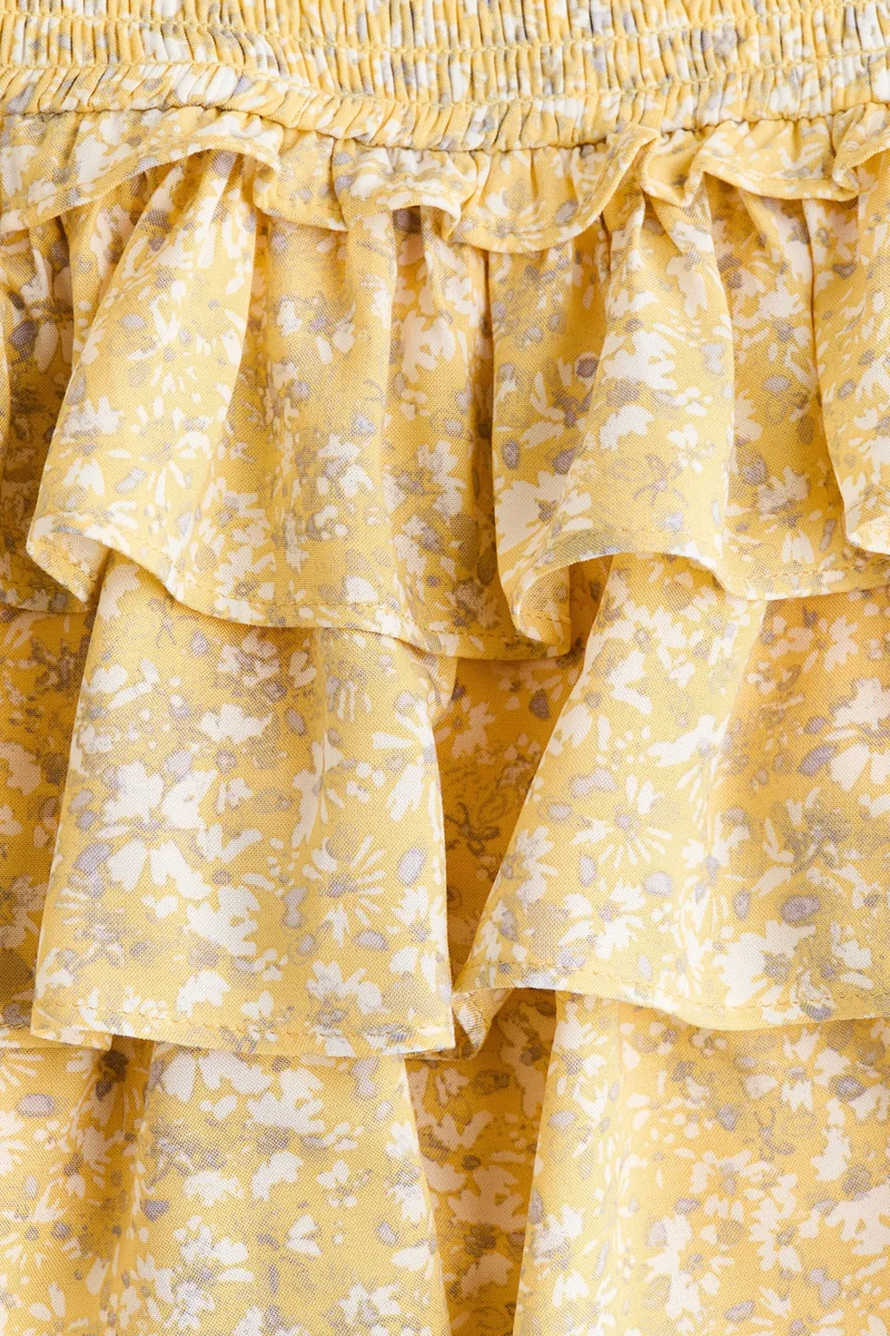 H&M Tiered viscose mini skort