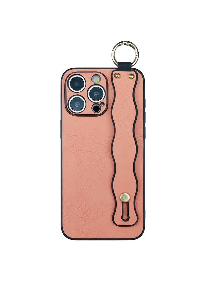 زبون جراب لهاتف iPhone 12 Pro Max مزود بسوار معصم مموج من مادة TPU - Image 1