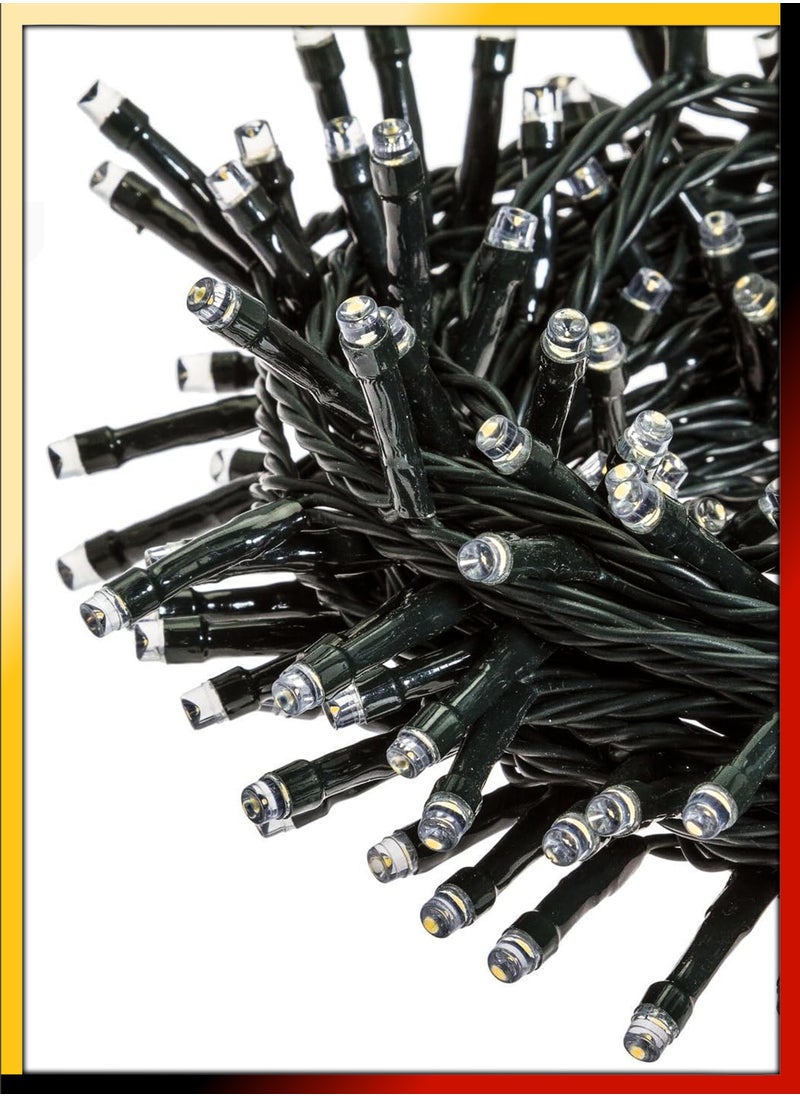 DBLEW - 30 Meter Waterproof RGB LED Fairy String Lights With 300 Megabright LEDS 8 Modes Electric Corded Ideal for Indoor and Outdoor Christmas Ramadan Birthday Diwali Festivals Home Decoration - Image 1