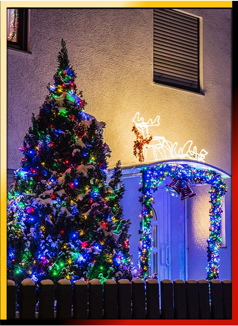 DBLEW - 30 Meter Waterproof RGB LED Fairy String Lights With 300 Megabright LEDS 8 Modes Electric Corded Ideal for Indoor and Outdoor Christmas Ramadan Birthday Diwali Festivals Home Decoration - Image 1