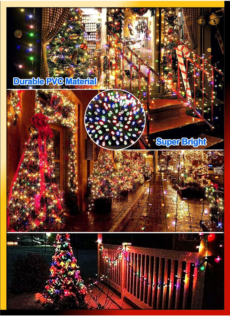 DBLEW - 30 Meter Waterproof RGB LED Fairy String Lights With 300 Megabright LEDS 8 Modes Electric Corded Ideal for Indoor and Outdoor Christmas Ramadan Birthday Diwali Festivals Home Decoration - Image 1