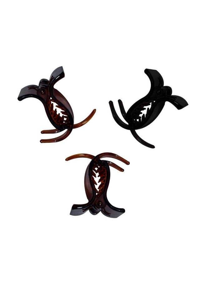 Nat Hair Clutchers/Clips/Claws For Women & Girls Pack Of 3 - Image 1